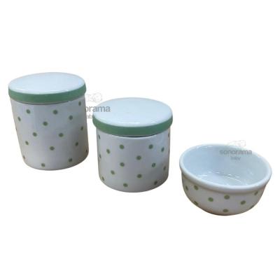 kit-higiene-trio-de-potes-porcelana-3-pecas-poas-verdes